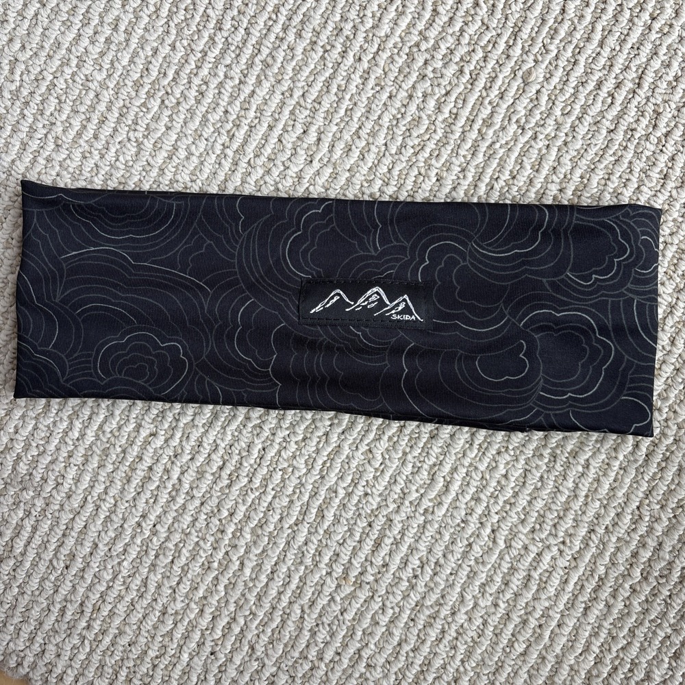 Skida black grey Alpine Headband